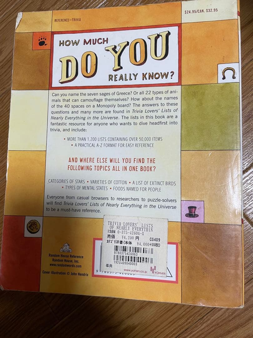 Trivia Lovers´ Lists Everything