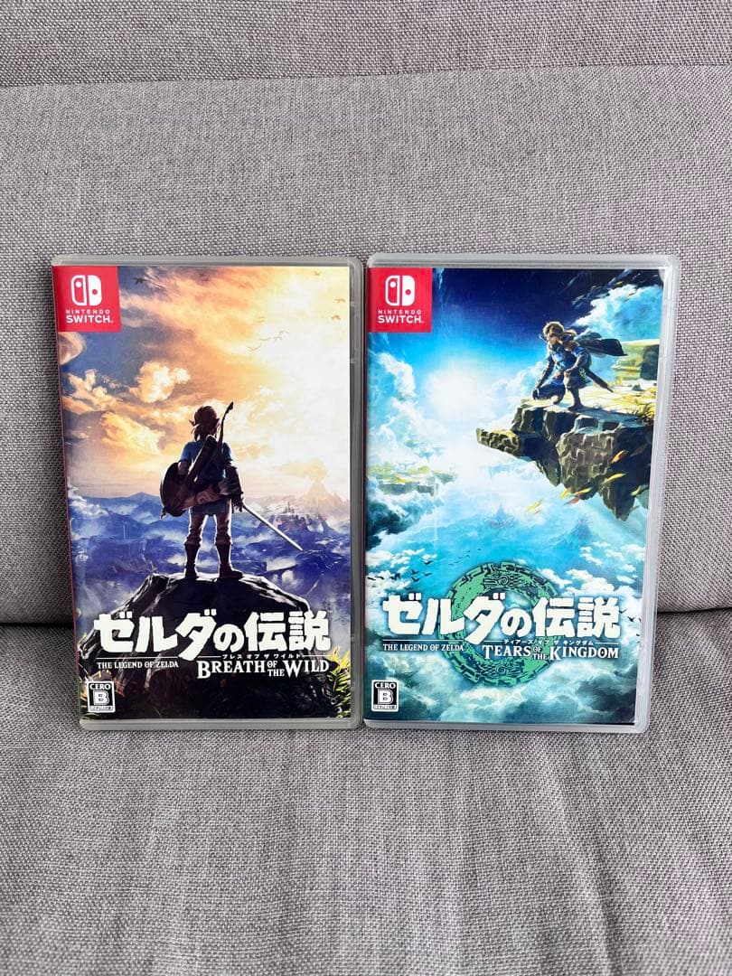ゼルダの伝説 ティアーズオブザキングダム ブレスオブザワイルド 2個セット ゼルダの伝説 ティアーズ・オブ・ザ・キングダム & ブレス オブ ザ