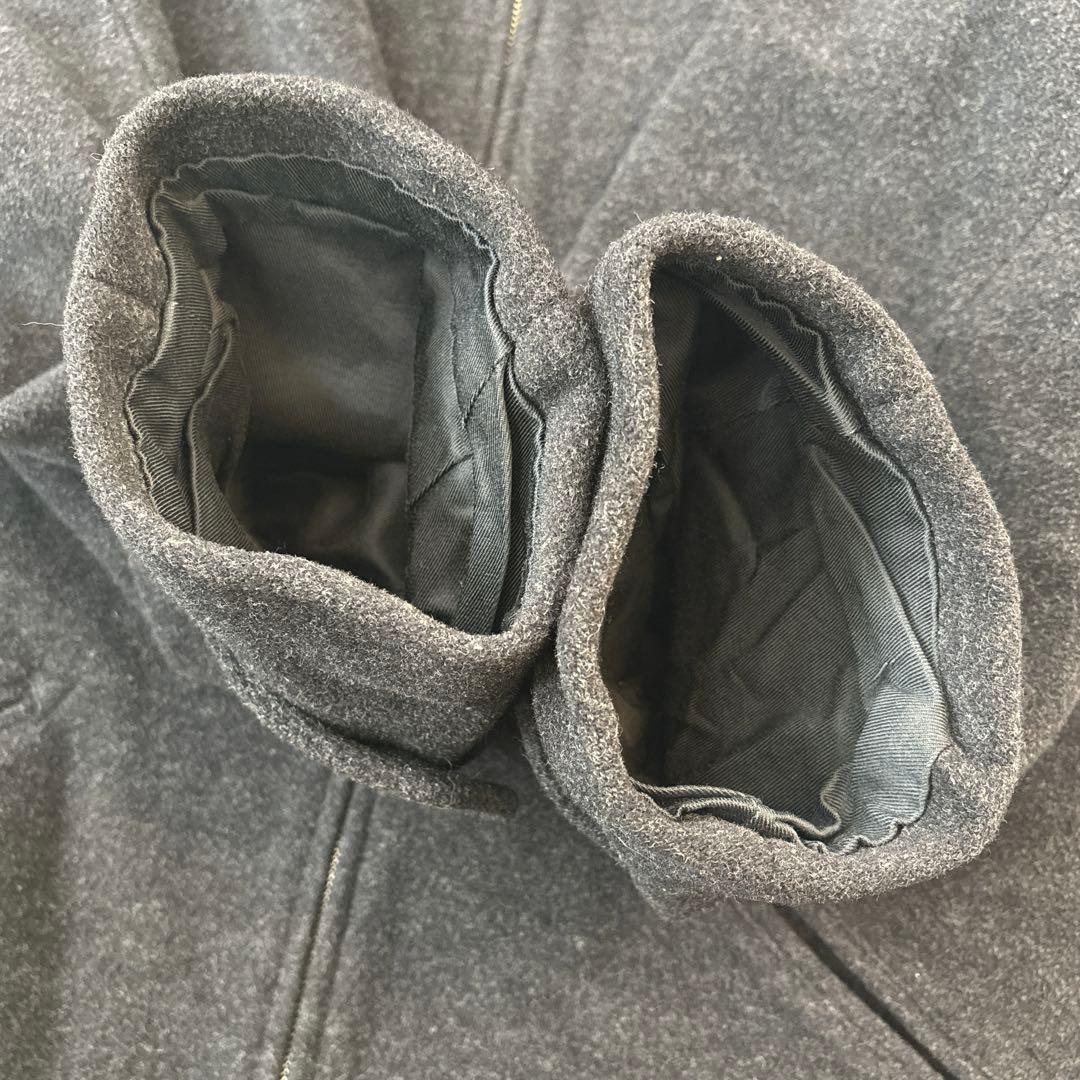 90s フランス製 アニエスベー ririジップ ウール ジップアップコート 2