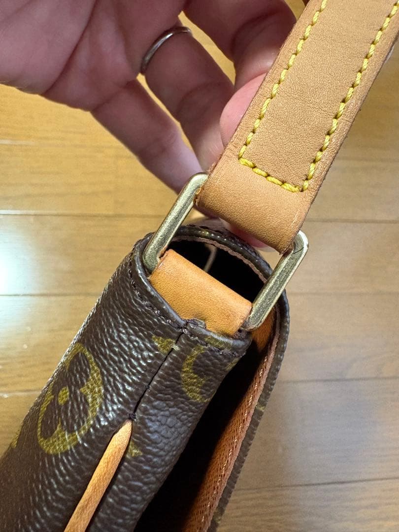 美品 ルイヴィトン モノグラム ミュゼットタンゴショートストラップの