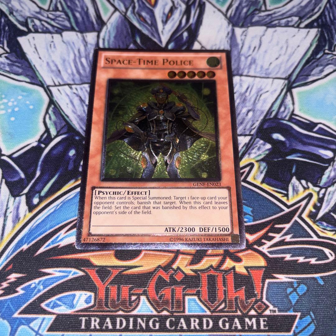 北米版 スペースタイムポリス レリーフ 深掘り個体 遊戯王 海外 英語