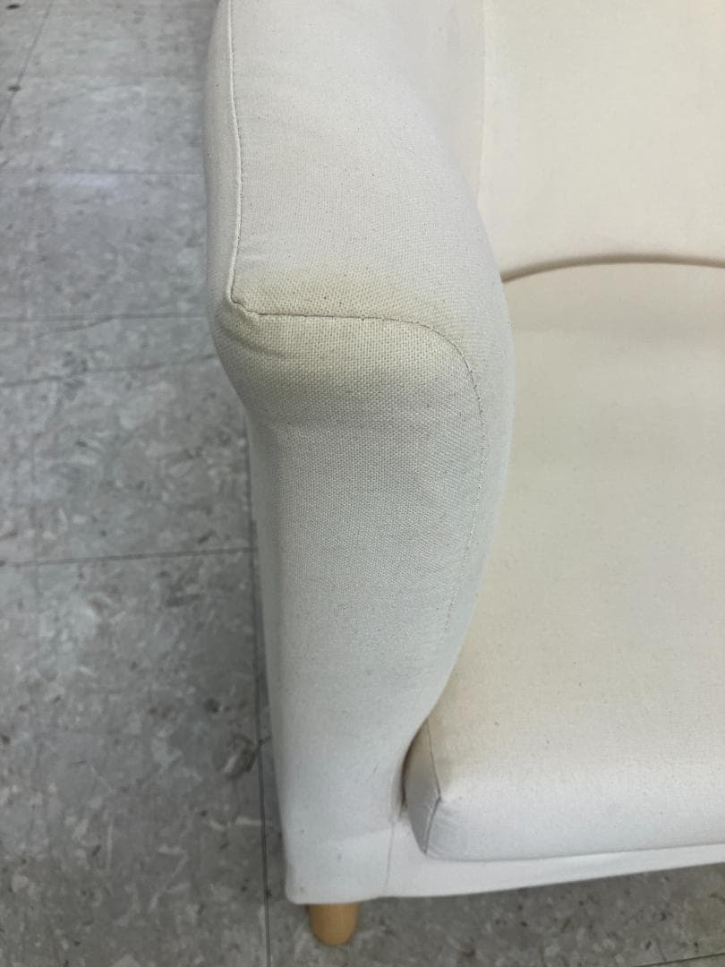 IKEA 1人掛けソファ SOLSTA OLARP ホワイト - メルカリ