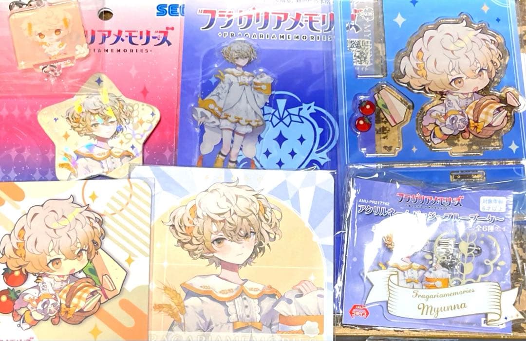 フラメモ フラガリアメモリーズ ミュンナ アクスタ 缶バッジ コラボ