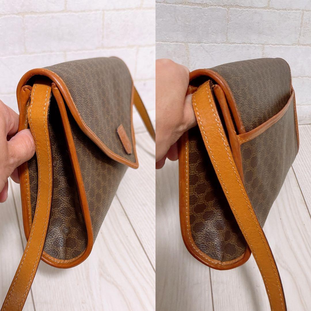 美品』CELINE(セリーヌ)ショルダーバッグ PVC マカダム柄 - メルカリ