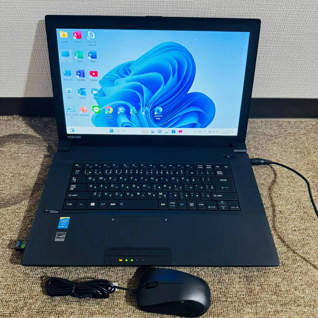 S287 TOSHIBAノートパソコンi5メモリ8G高速SSDサクサクWin11 - メルカリ