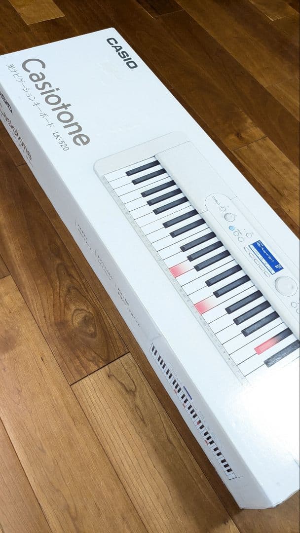 メロンパン様専用 カシオトーン 美品 LK-520 保証書 光ナビゲーション