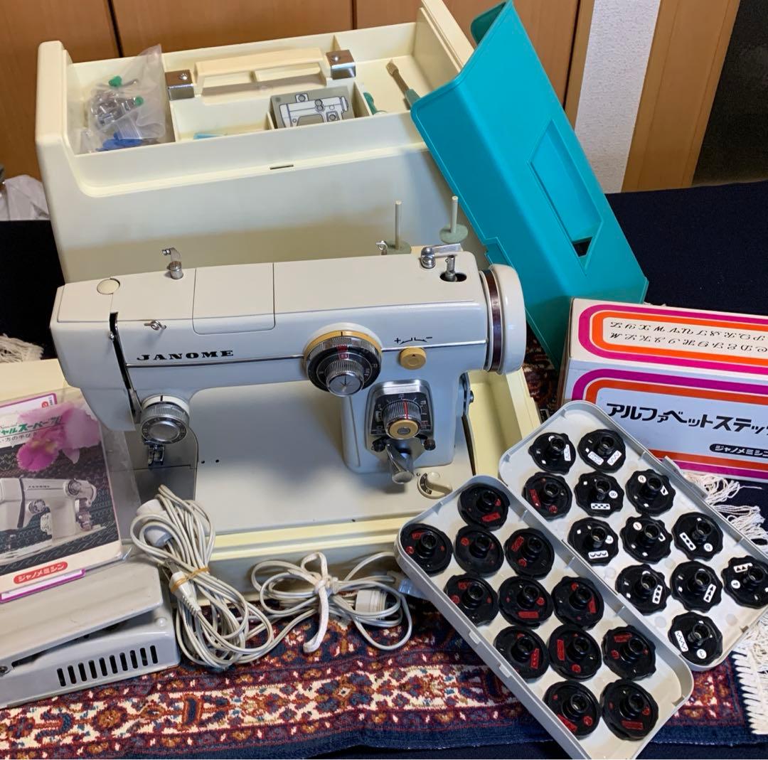 昭和レトロ ジャノメ ダイヤルスーパー70 680型 ミシン - メルカリ