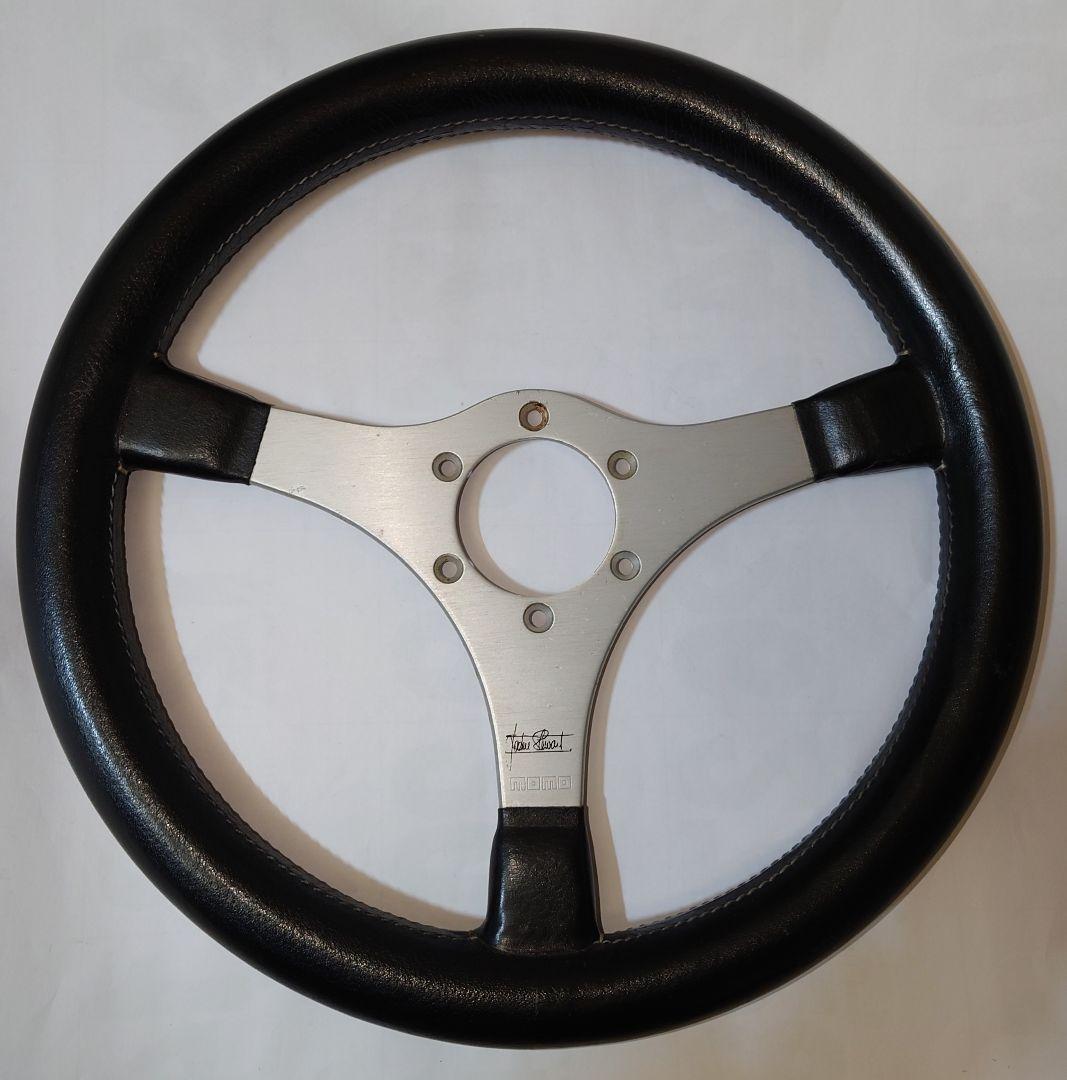 momo モモ　ジャッキースチュワート　ステアリング　旧車　当時物 Yahoo!オークション -「momoジャッキースチュワート」の落札相場・落札価格