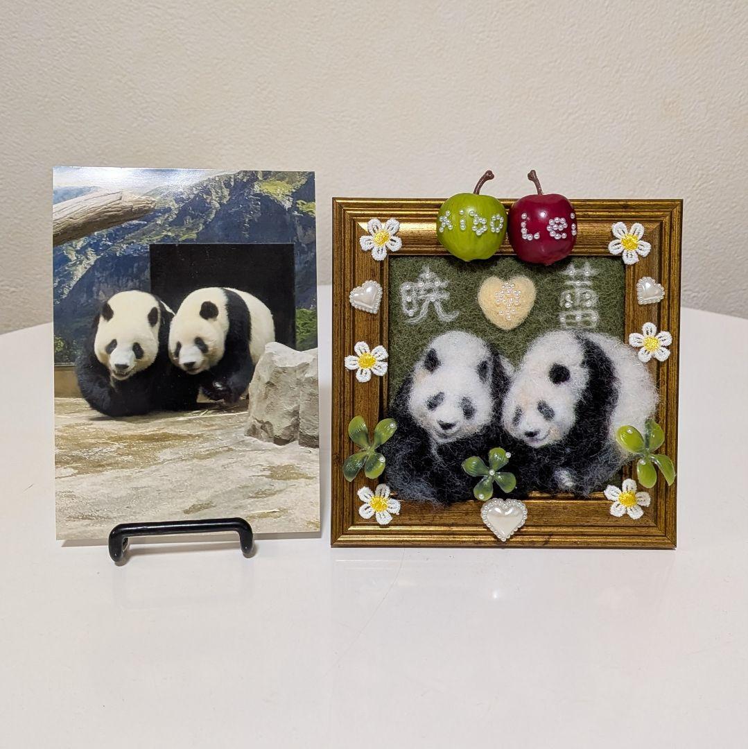 羊毛フェルト シャオレイちゃん記念作品フレーム - メルカリ