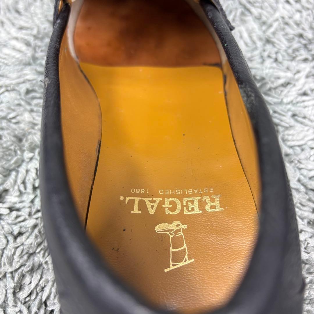 美品】リーガル 679（26）タッセル ローファー シボ革 黒 - メルカリ