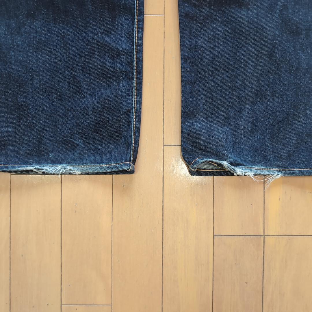 エヴィス EU ED ダメージジーンズ デニム 濃紺 33インチ 13F - メルカリ