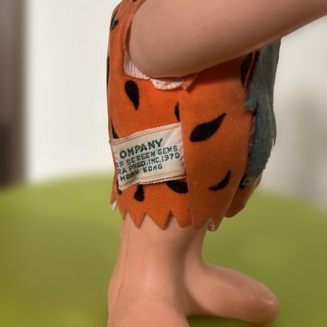 稀少】70年代 フリントストーン フレッド ソフビ フィギュア DAKIN