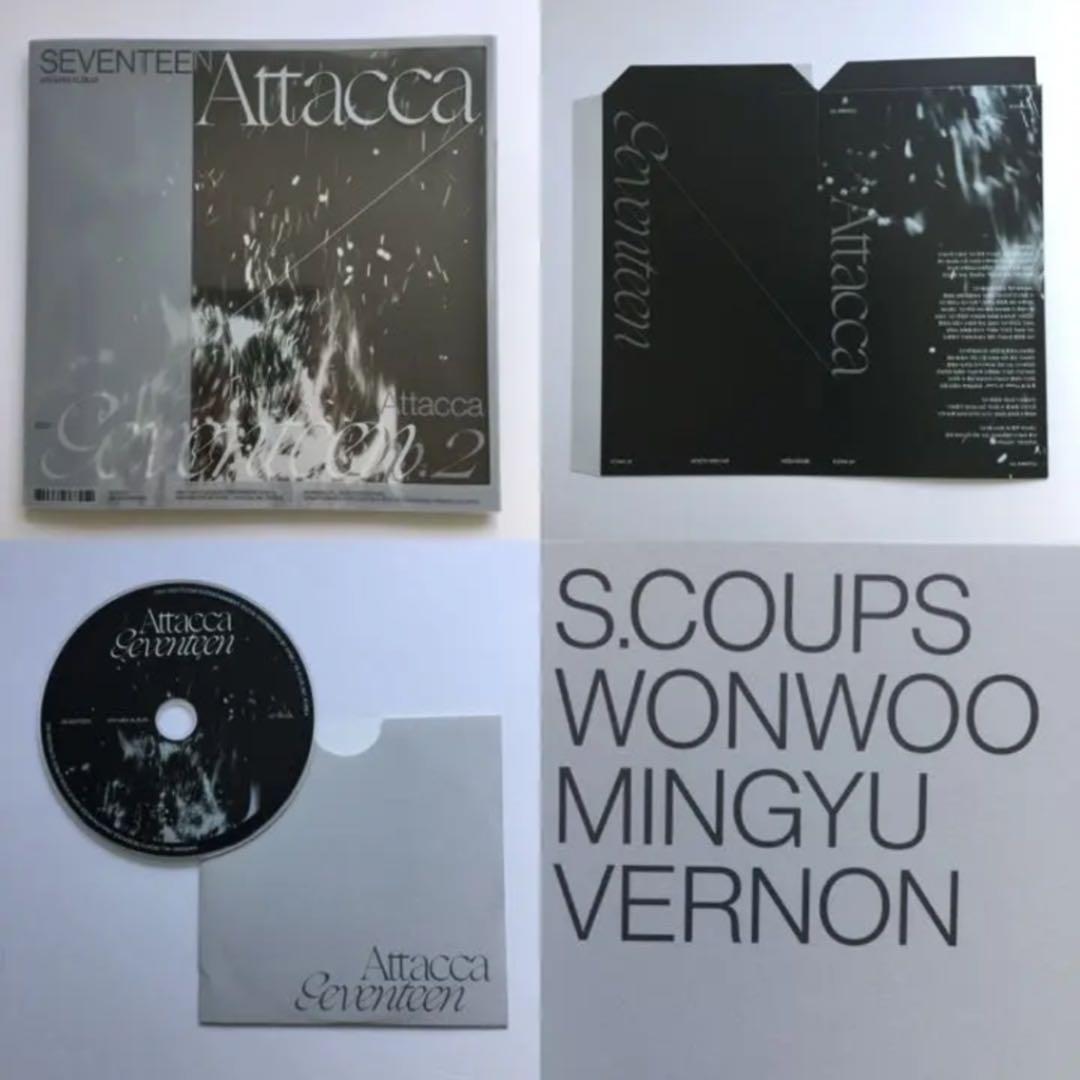 ヒポチ ver./SEVENTEEN 『Attacca Op.02』韓国語CD 楽天市場】【おまけ付き】 SEVENTEEN 9th Mini Album【 Attacca 】(Op