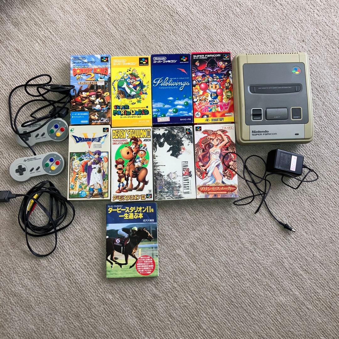 スーパーファミコン本体とソフト8本オマケ付き 楽天市場】選べるソフト付き☆任天堂スーパーファミコン本体 SFC