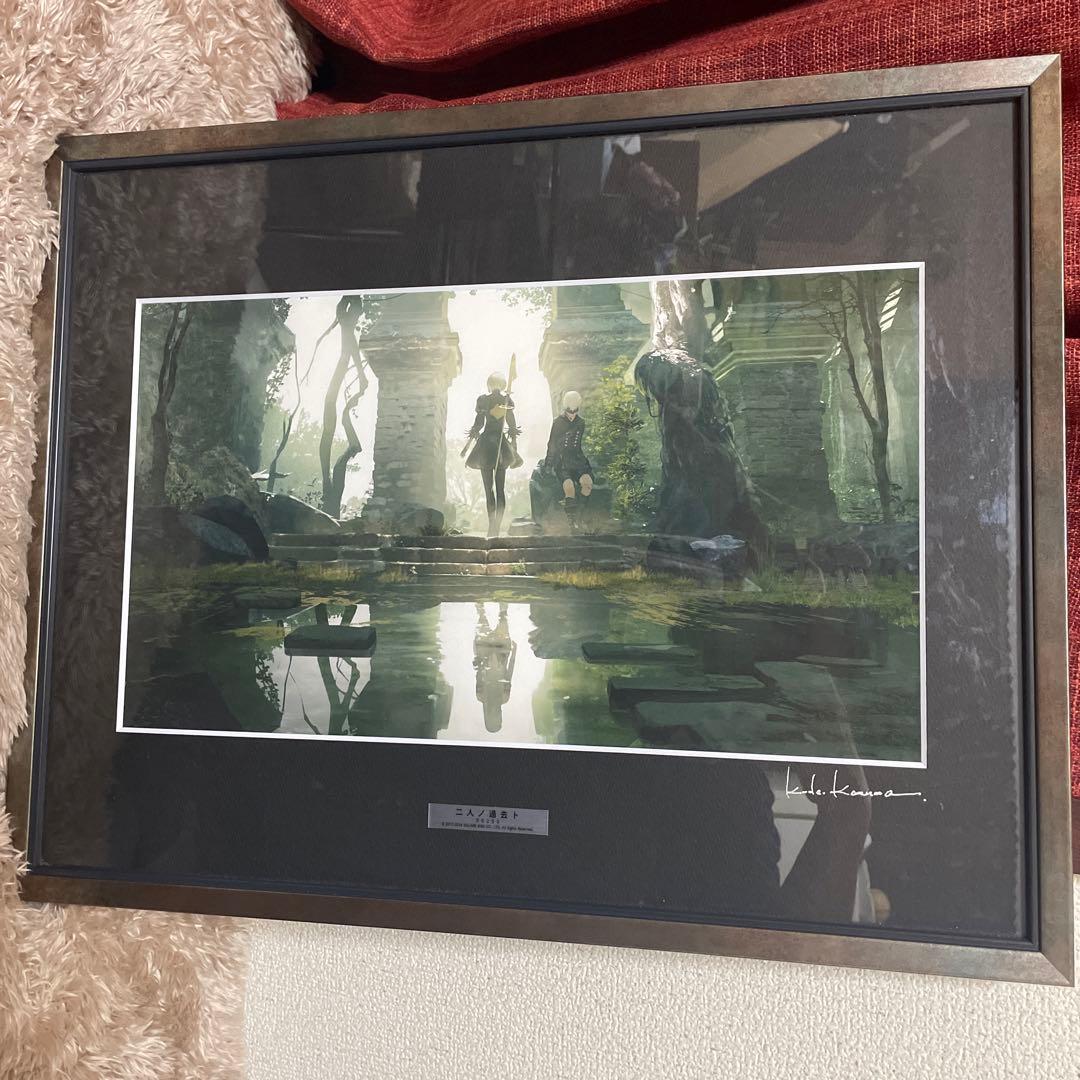 額装付き 高精彩アート 『NieR Art「二人ノ過去ト」』