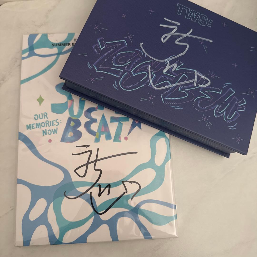 TWS SUMMER BEAT! ハンジン サイン タワレコ ラキドロ トレカ - メルカリ