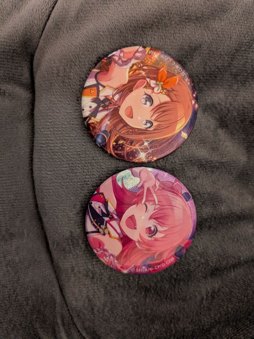 プロセカ 缶バッジ セット 花里みのり 桃井愛莉 グリッター モモジャン