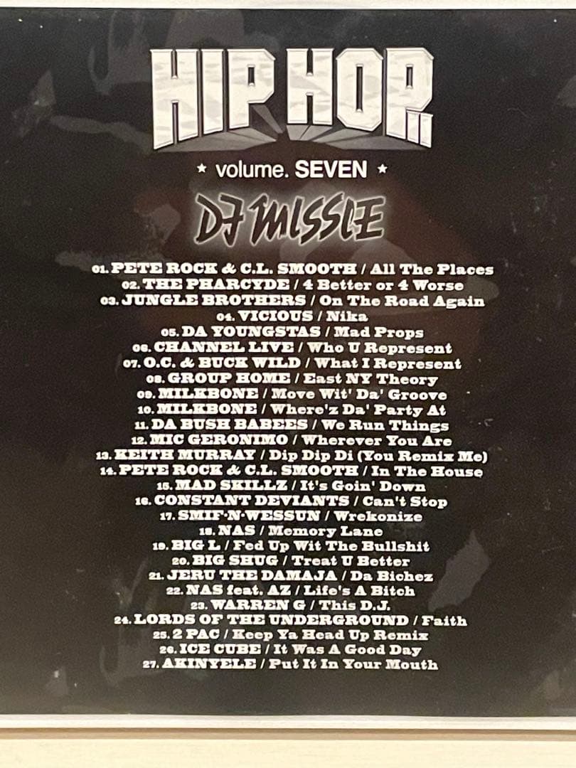 DJ MISSIE HIP HOP vol.1-7 セット