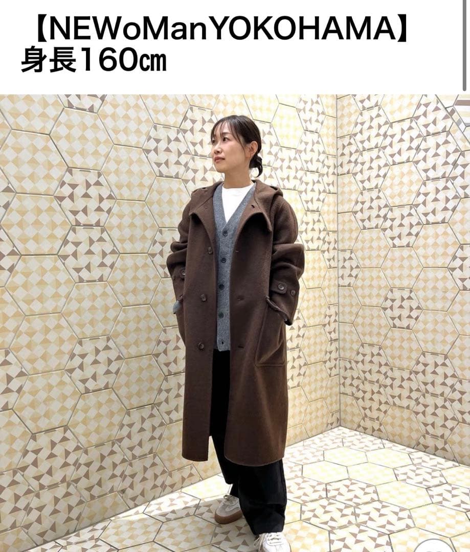 無印良品MUJI Labo カシミヤ混ダッフルコート ブラウンs - メルカリ