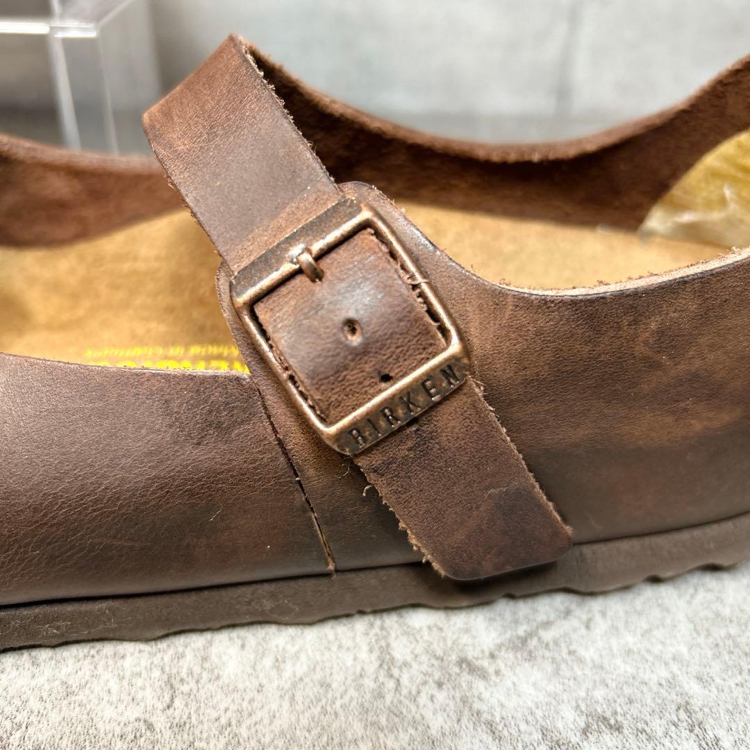 未使用級【ビルケンシュトック】マントバ/MANTOVA/濃茶/廃盤 /ナロー幅