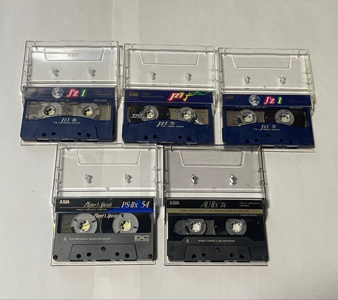 k5) AXIA カセットテープ 5本セット - メルカリ