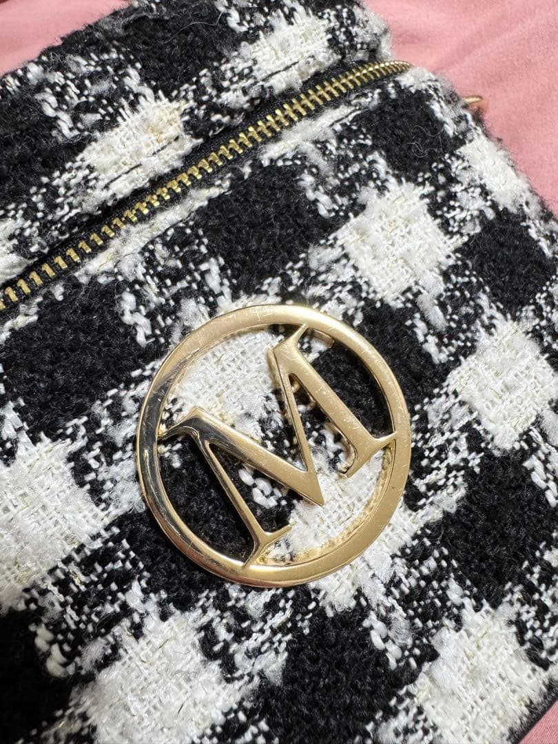 ミシェルマカロン michellMacaron ツイード バニティバッグ - メルカリ