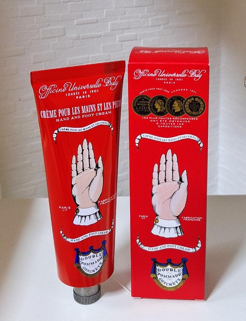 ハンド＆フットクリーム オフィシーヌ・ユニヴェルセル・ビュリー 保湿成分をたっぷり含んだBULYのハンド＆フットクリーム。【手のひらの