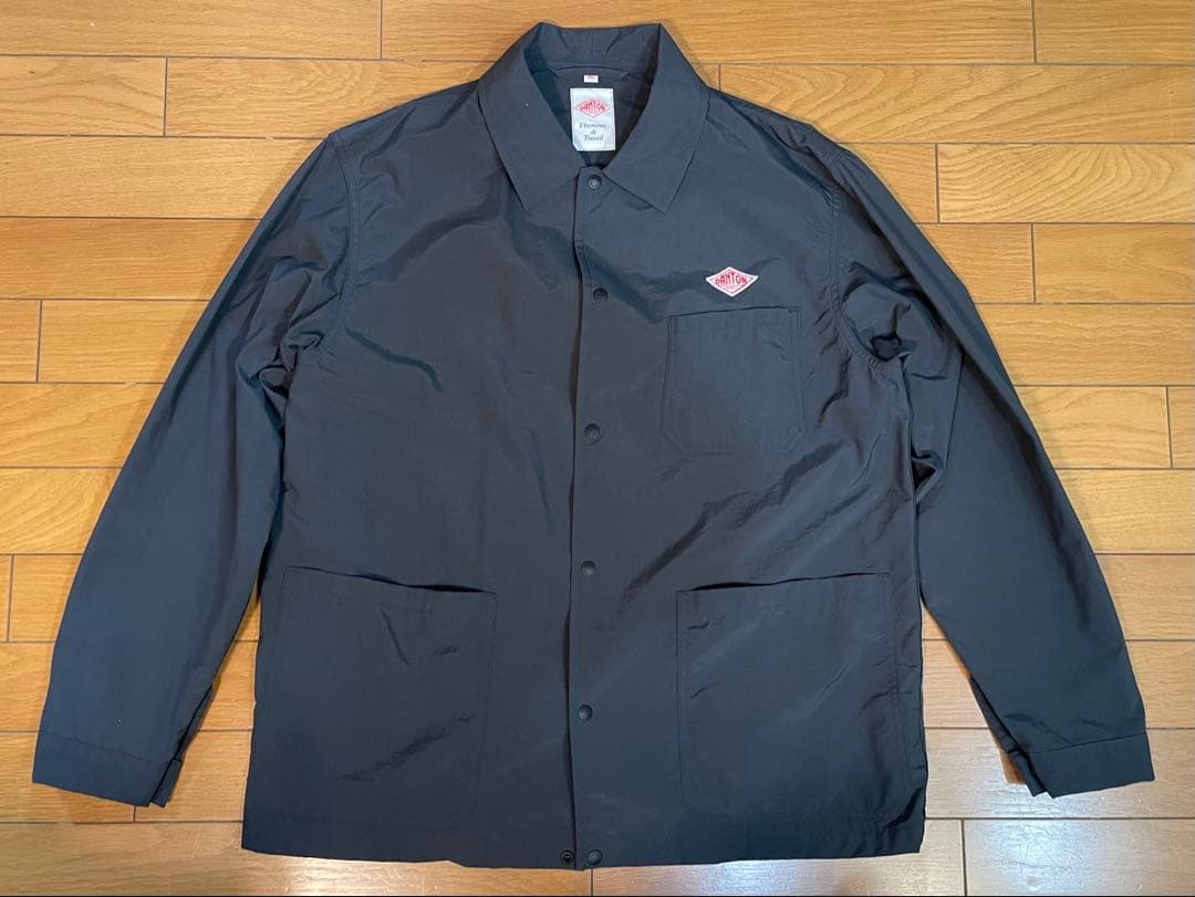 DANTON ナイロンジャケット MADE IN JAPAN ブラック グレー - メルカリ