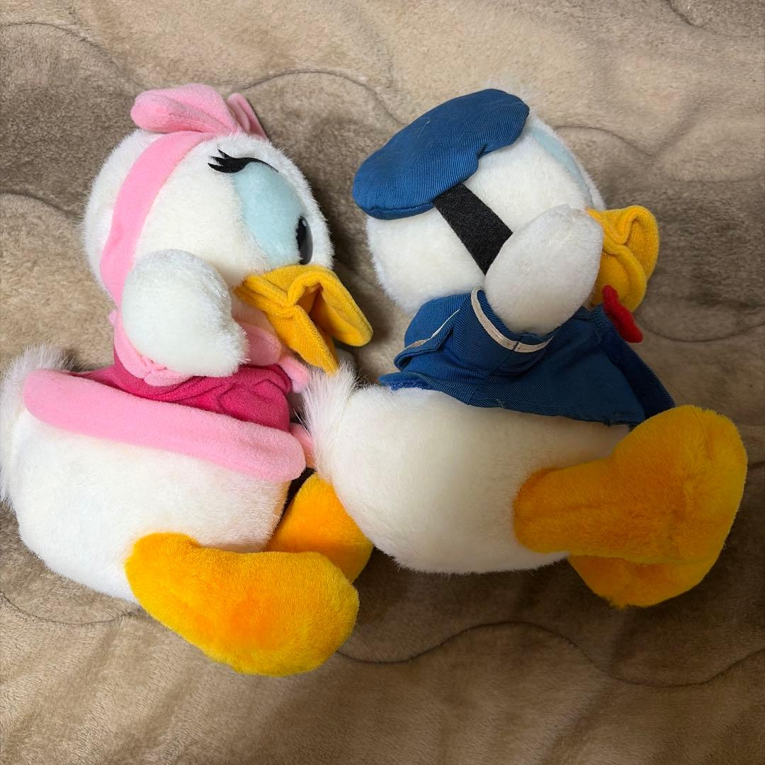 ディズニーランド ドナルド デイジー ぬいぐるみ レトロ - メルカリ