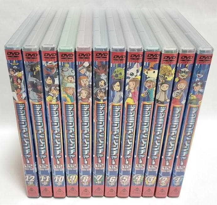 わずかなスレ有り完品♪ デジモンアドベンチャー02　全12巻セット　DVD レンタル】デジモンアドベンチャー02 DVD 全12巻セット 全巻 - メルカリ