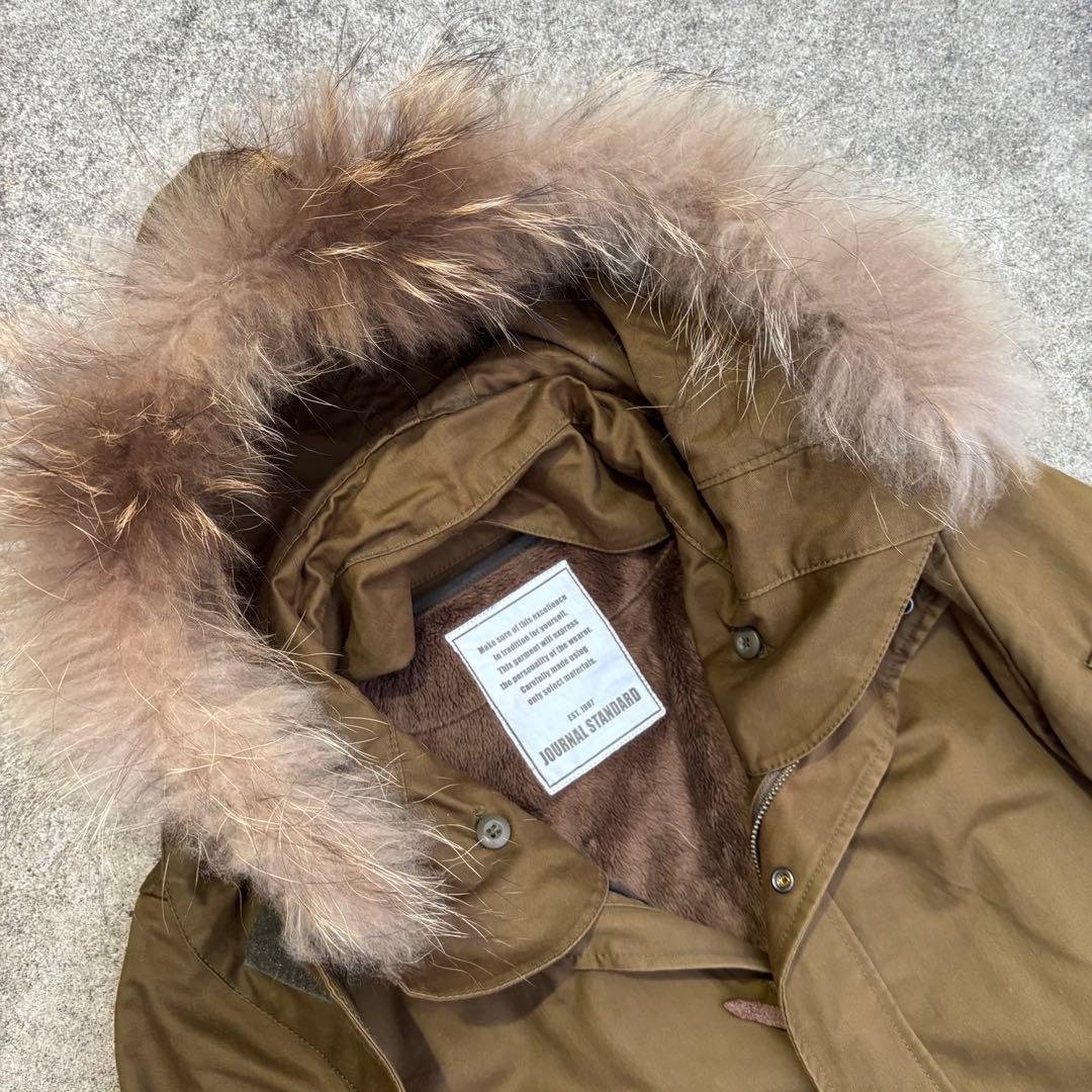 JOURNAL STANDARD ファーフード モッズコート M ミリタリー - メルカリ