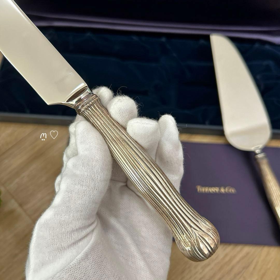 ティファニー ケーキサーバー パンカッターナイフ シルバーカトラリー