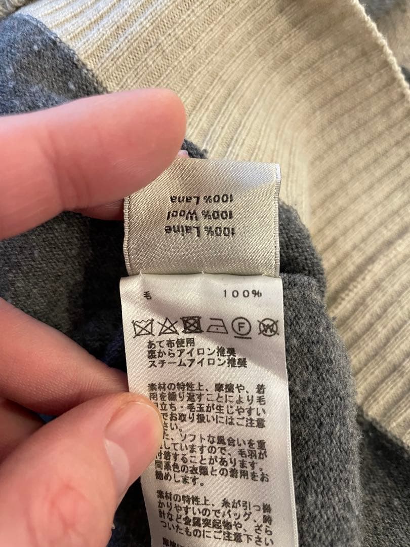 名品図鑑】 mid00s Hermes pure wool sweater