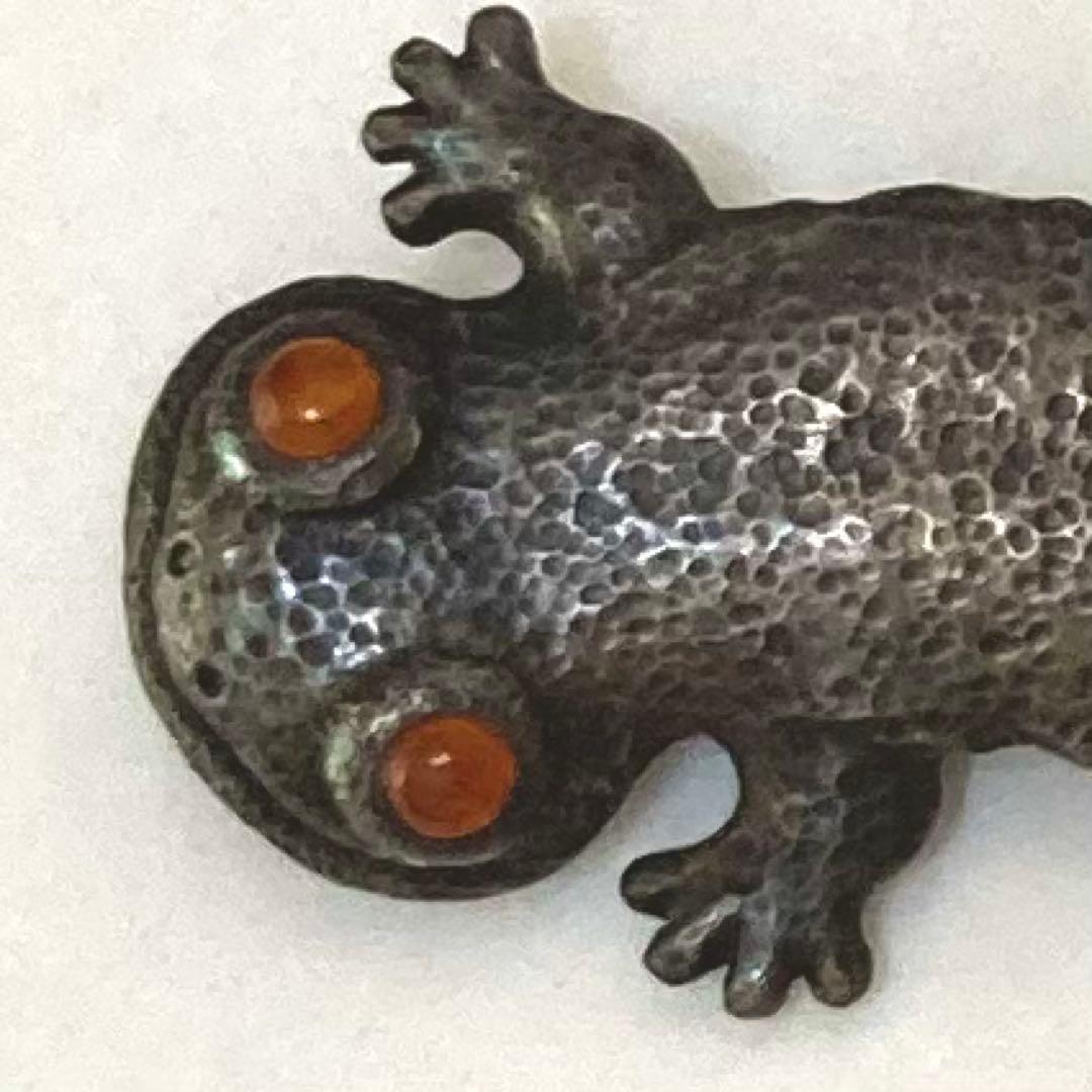 東京展up!】長井一馬 「小さなオオサンショウウオ」ブローチ