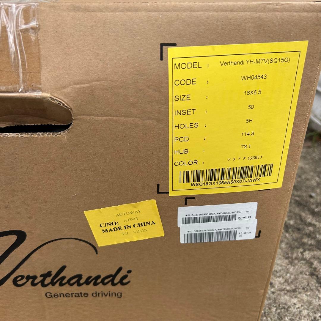 ①未使用 Verthandi YH-M7V 16x6.5 50 114.3x5