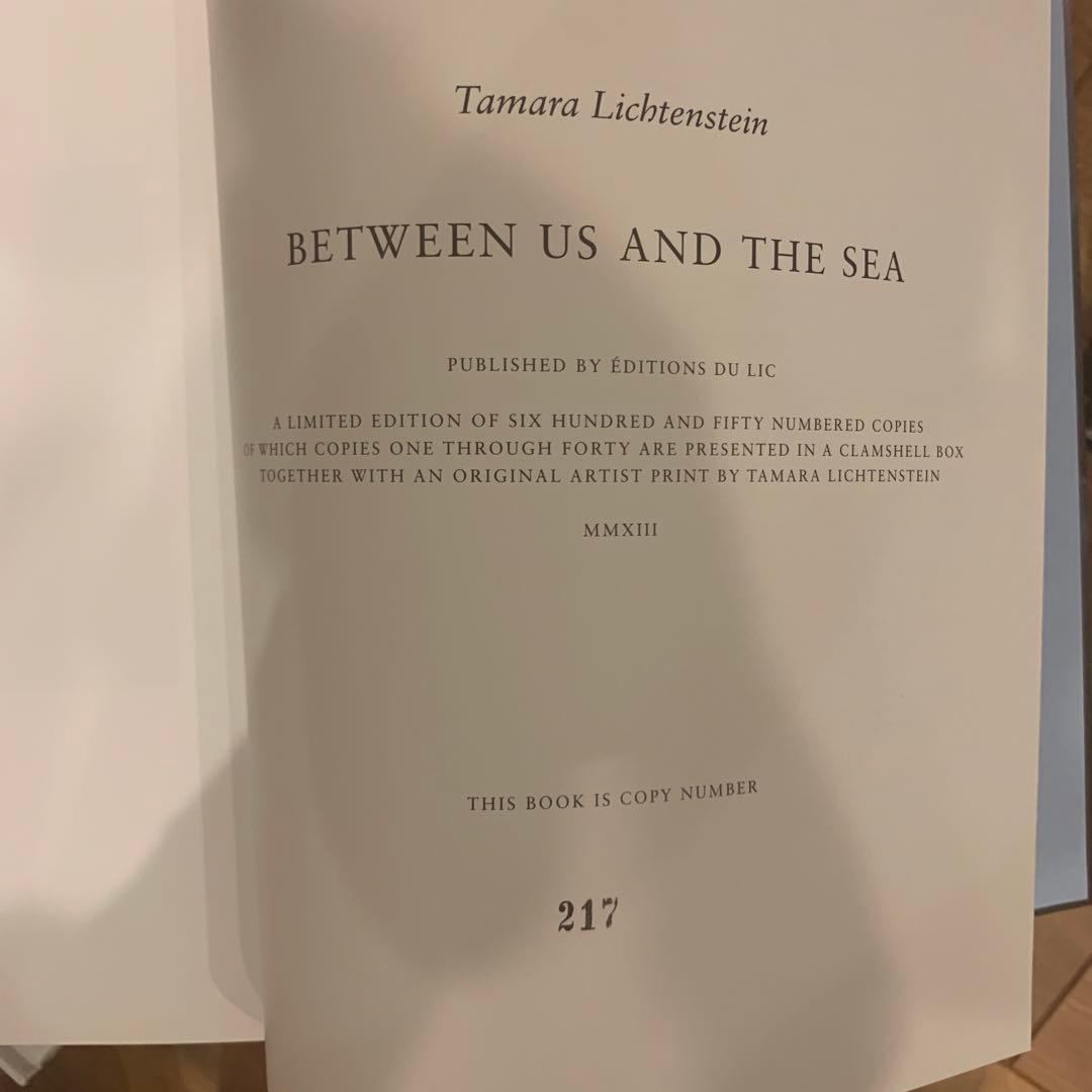 タマラ・リキテンスタイン写真集　限定650部内217番