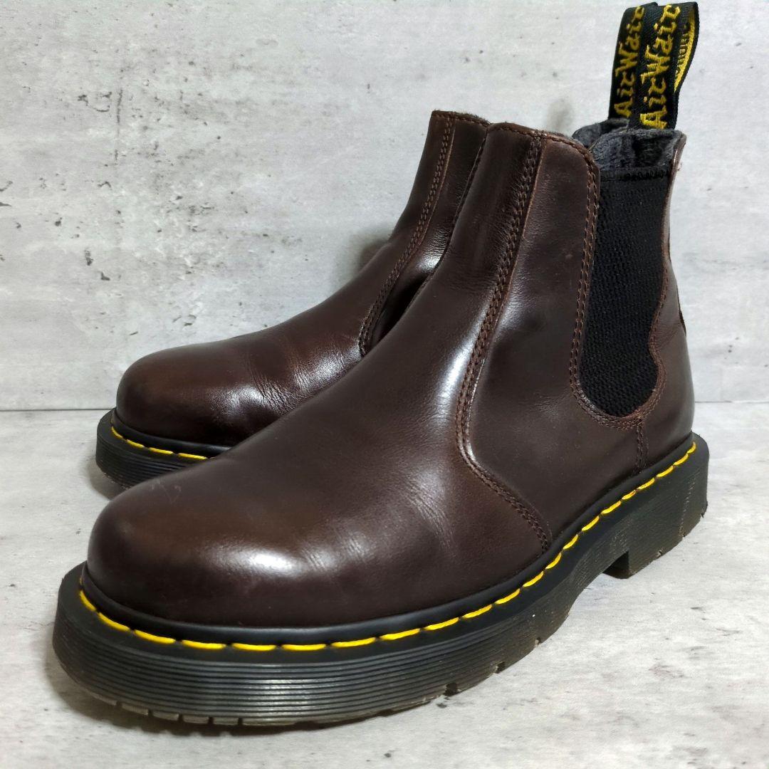 【ドクターマーチン】24042☆サイドゴアブーツ☆スノープラウ☆UK6 超希少 ドクターマーチン チェルシーブーツ サイドゴア スノープラウ