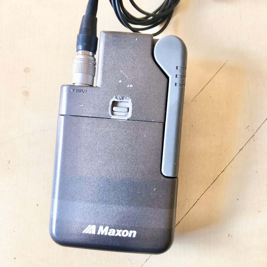 Maxon T8B ワイヤレストランスミッター ピンマイク付 4台セットの通販