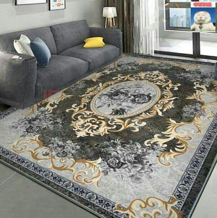 napさま専用】ベージュとココアブラウン フラワーラグNo.720