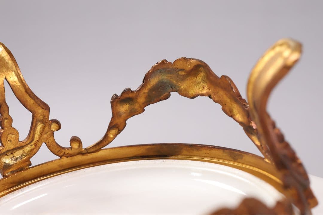 CM325】セーブル フランス リモージュ コンポティエ 絵皿 人物 陶磁器