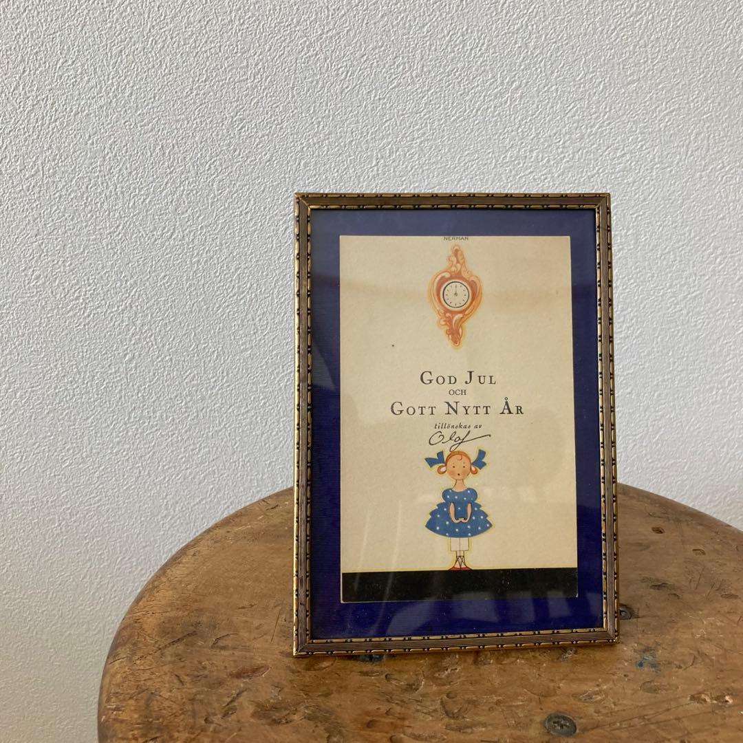 アンティークフレームA☆超希少スウェーデン1920年代エイナルネイマン