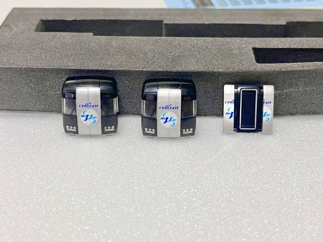 名鉄2000系 ブルーミュースカイ交換用前面ガラスパーツ+更新LED行先