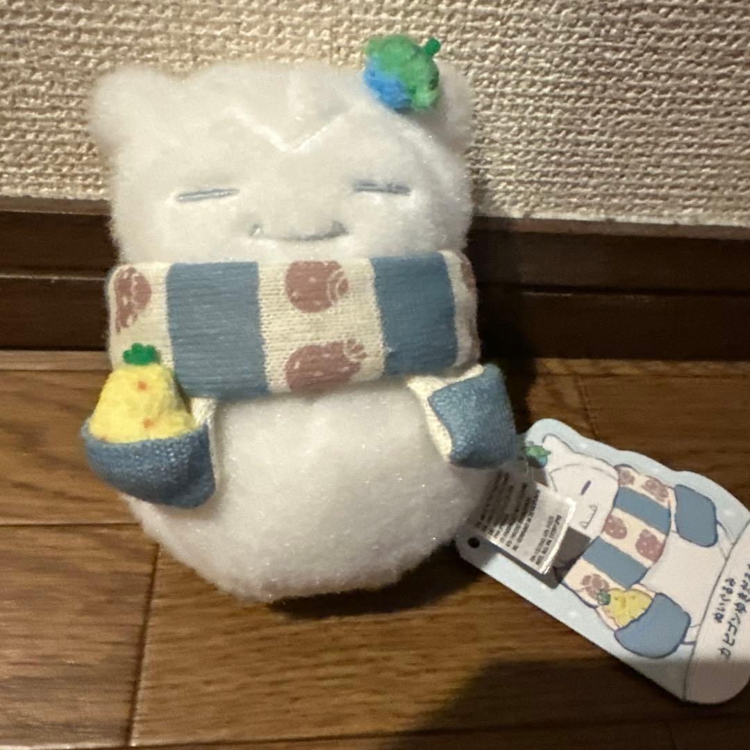 ぬいぐるみ ピカチュウとゆきあそび ゆきだるま ヤドン カビゴン