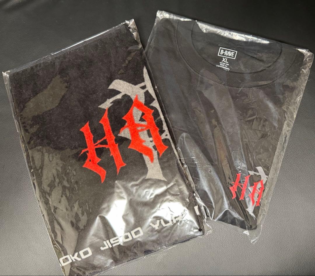 HANA ロゴTシャツ ロゴフェイスタオル XLサイズ - メルカリ