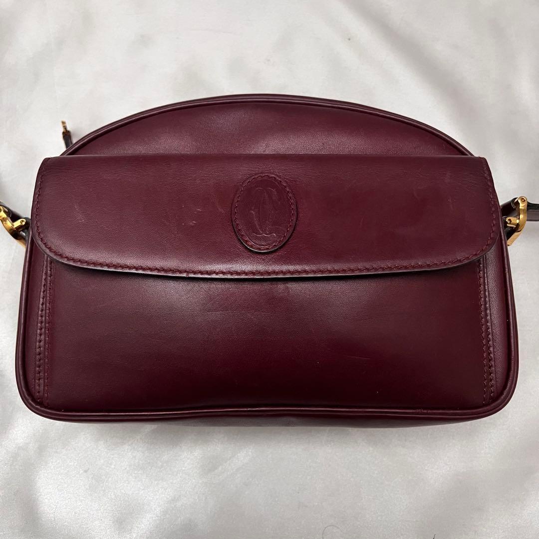 ◇Gカード付き激レア美品◇カルティエ マストライン ミニショルダー