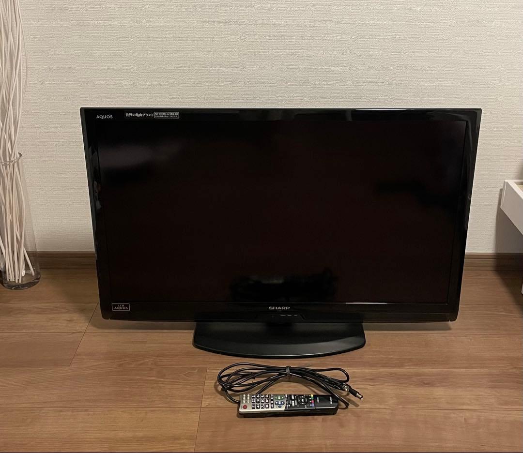 AQUOS 液晶テレビ 40型　リモコン、ケーブル デジタルテレビアンテナコード for SHARP シャープ 液晶テレビ AQUOS