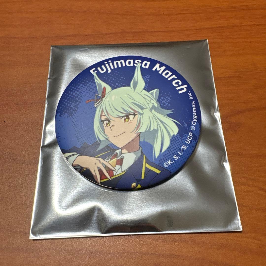 ウマ娘 シンデレラグレイ 怪物の蹄跡展 フジマサマーチ 缶バッジ