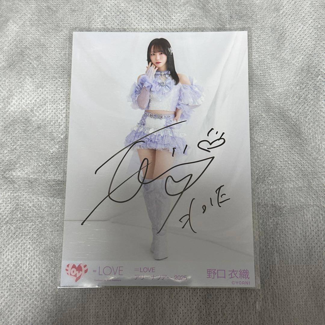 野口衣織　生写真　魔法少女　直筆　ヒキ 2026年最新】野口衣織 直筆 魔法少女の人気アイテム - メルカリ