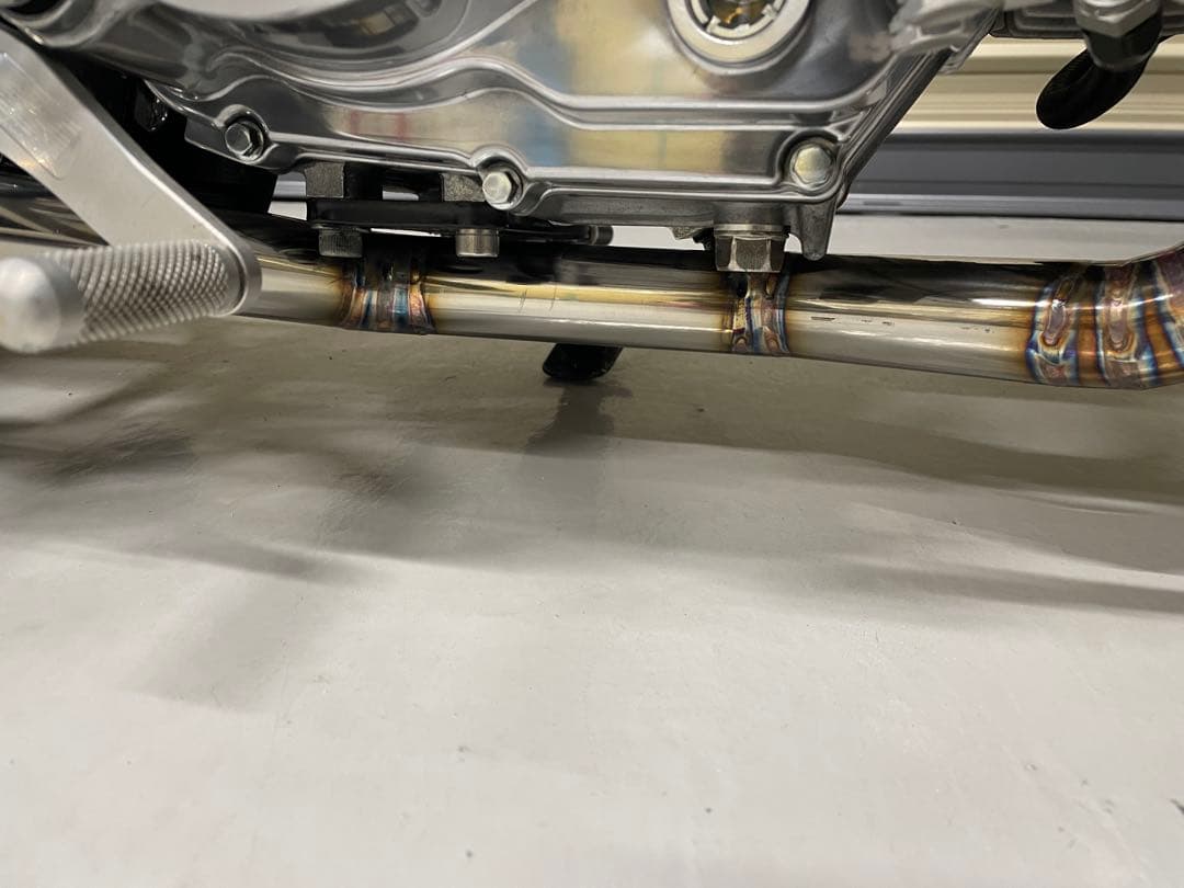 モンキー ゴリラ ワンオフマフラー ステンレス 車高短用 バック