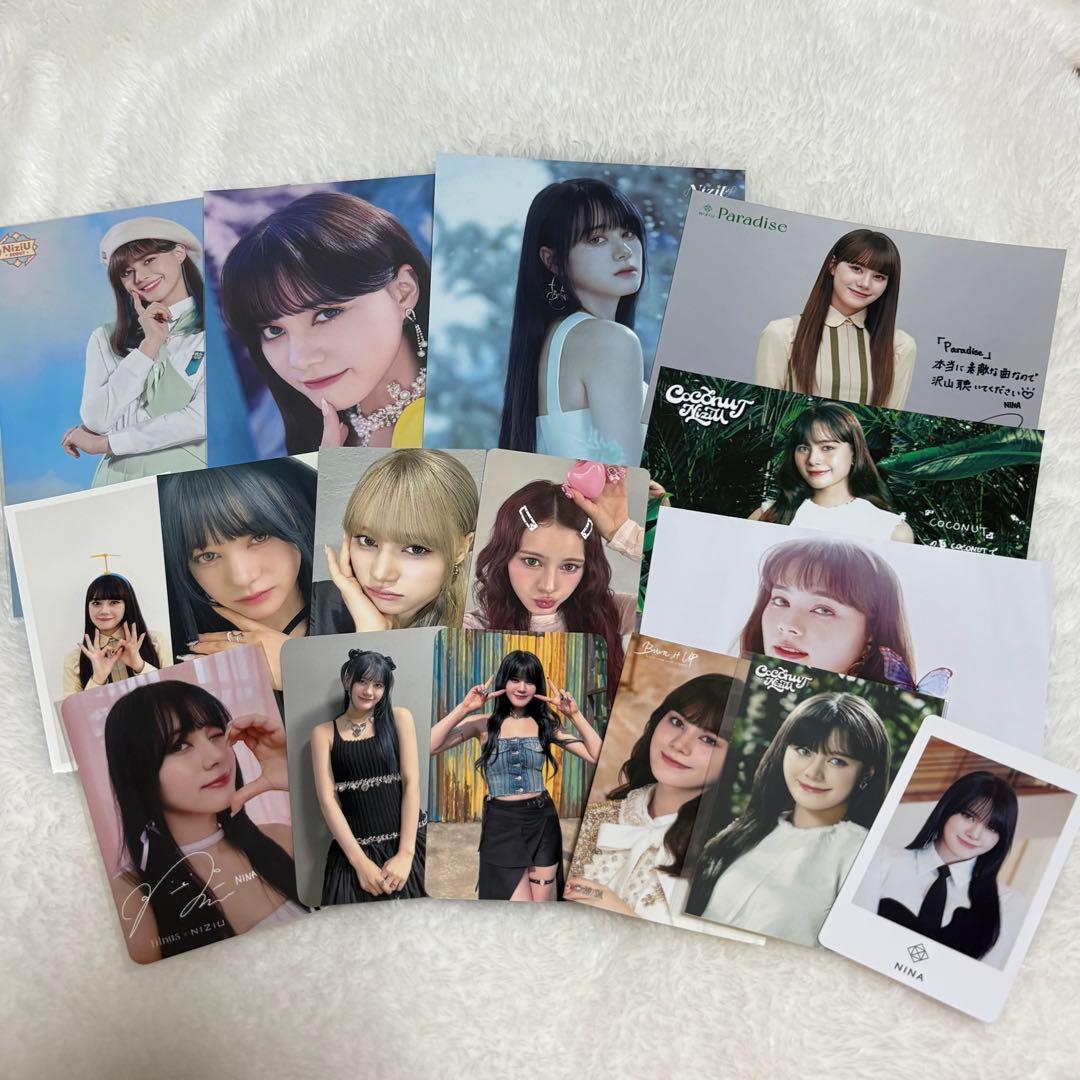 NiziU ニナ グッズ まとめ売り トレカ - メルカリ